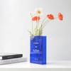 Modern Creative Flower Vase Hydroponic Container Clear Acrylic Decorative Flower Arrangement Bottle Desktop Vase Home Ornament