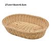 Household Rattan Woven Serving Baskets Cake Dim Sum Tray  Restaurant Serving Tabletop Display