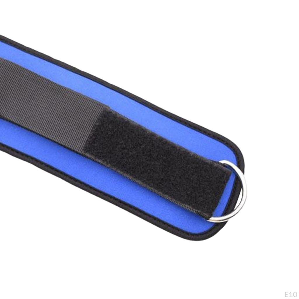 Alça de Tornozelo Ajustável para Acessórios de Máquina de Cabos, Cuff de Fitness para Exercícios de Pernas, Quadril