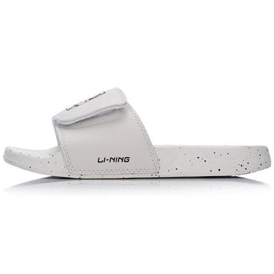 Li Ning Hot Slide Tofflor Dam Vit Svart AGAM014-1