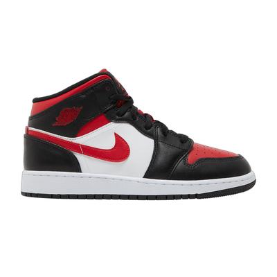 Air 1 Mid Black Fire Red (GS)