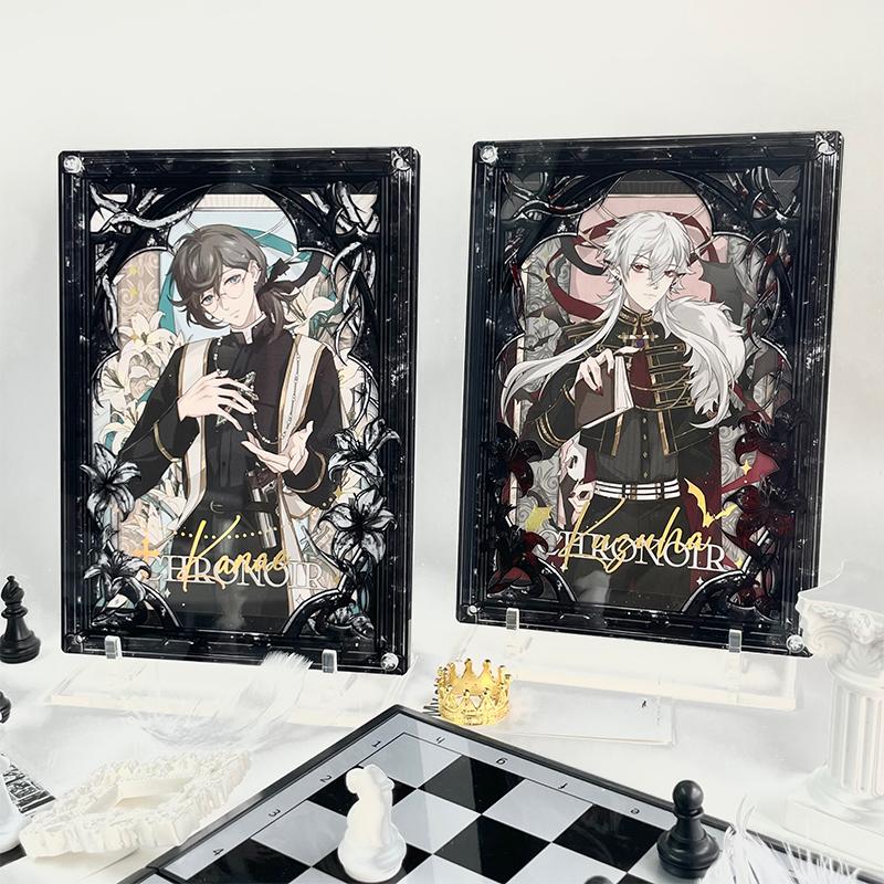 Moon Shadow Series Acrylic Photo Frame Kpop Photo Card Holder Secret Window INS Style Anime Card Sleeves Collection Wholesales