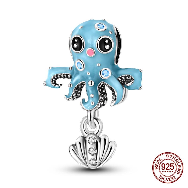 Originale Eulenperlen, 100 % Kupfer, Glückskatzen-Elefanten-Anhänger, passend für Originalarmbänder, DIY-Schmuckherstellung, Geschenk für Frauen