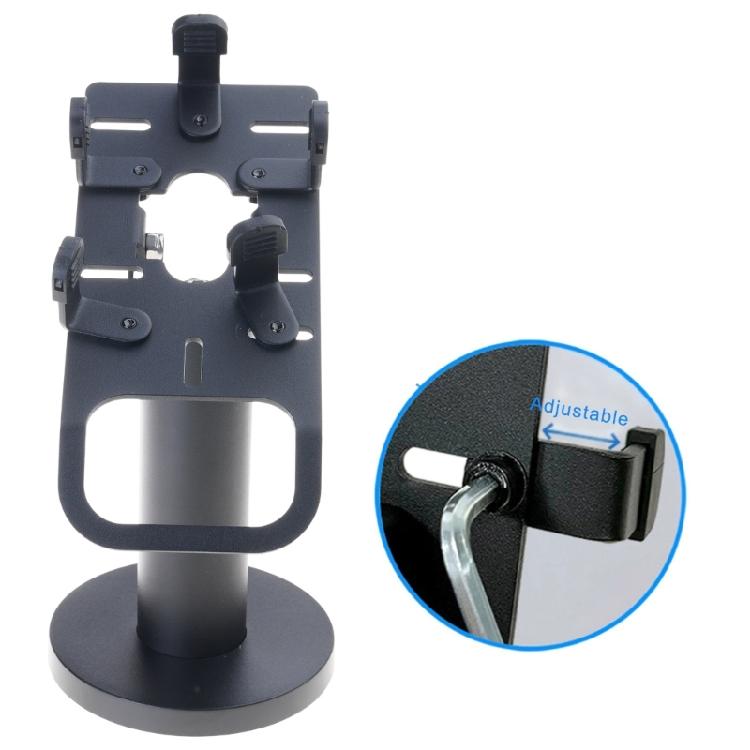POS Machine Display Bracket Stand Retail Shop Adjustable Card Terminal Stand With Concealed Cable Channel
