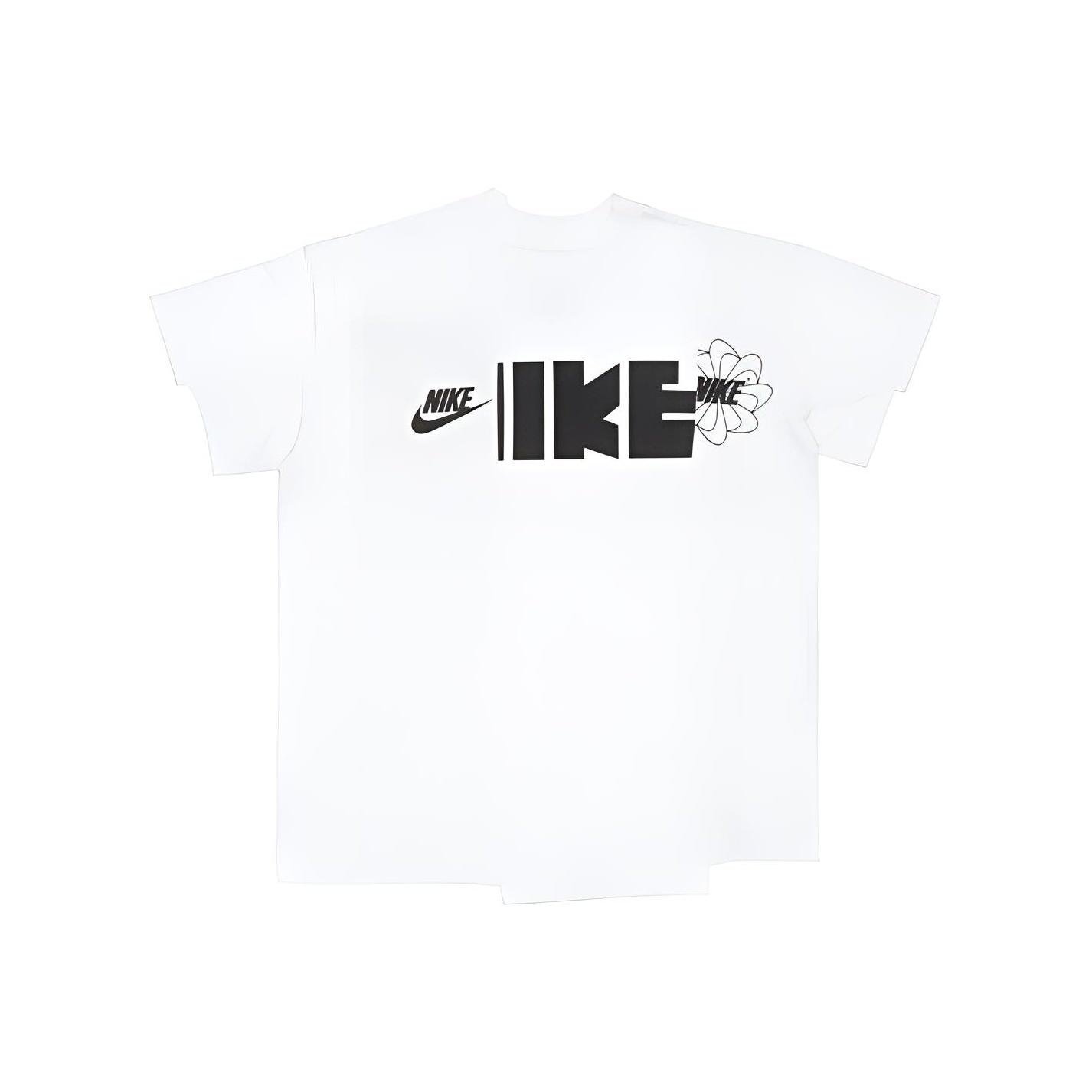 Белая женская футболка Nike x Sacai Hybrid CD6311-100 XXS
