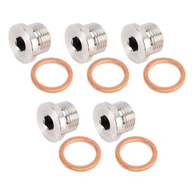 5X Standard M18 x 1.5 Sensorstecker Kappe mit Kupferscheibe Universelle Passform Motorrad