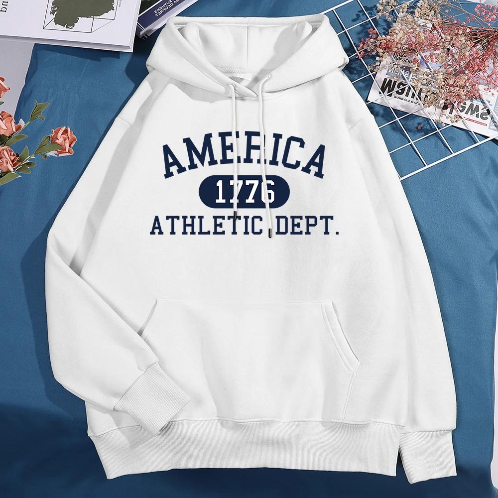 Amerika 1776 Sportabteilung Buchstaben-Hoodie für Männer Frauen Neuer Pullover-Hoodie Rundhals-Pullover Hoodies Lässiges Pullover-Sweatshirt