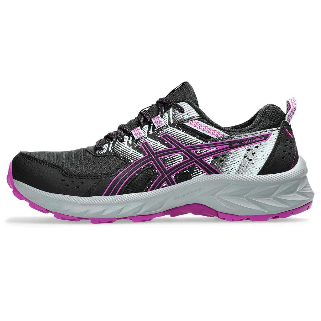 ASICS 9 Trail Running Size 010 Size cm GEL-VENTURE Shoes, Women's, 1012B313, E, (Black/Bold Magenta), 25.5