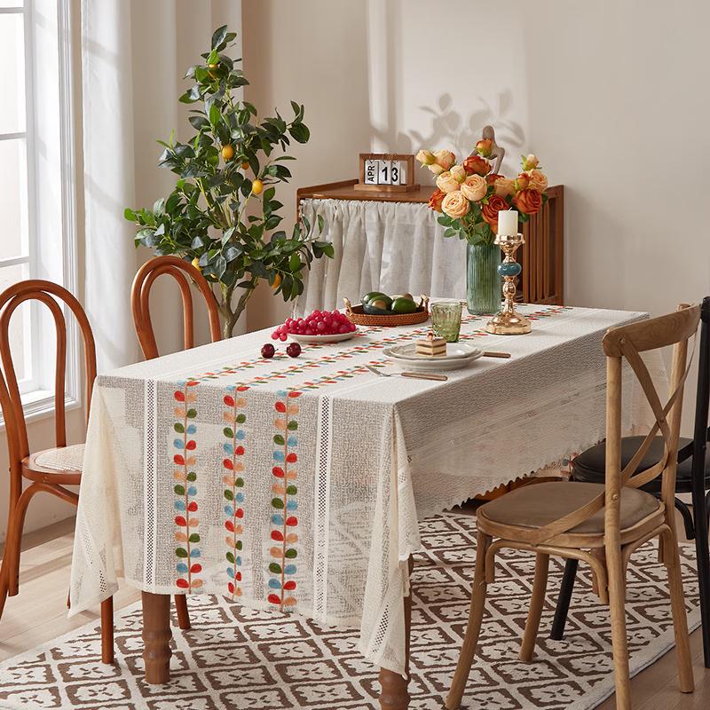 High-End American Christmas Lace Table Mat