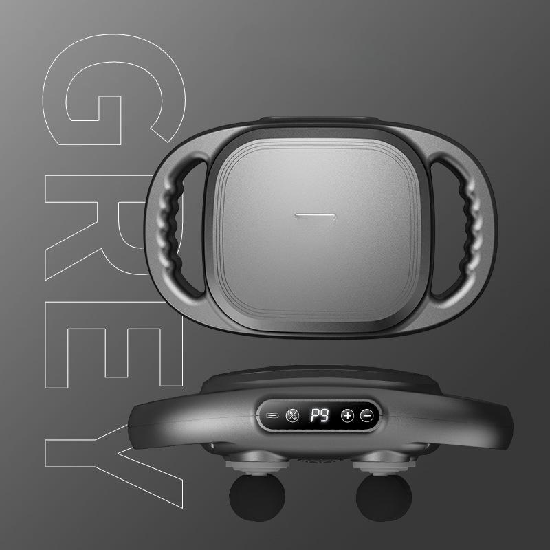 1 шт. Перезаряжаемый фасциальный пистолет, профессиональный массажер для поясницы с сильной вибрацией, расслабляющий мышцы, шестиголовый фасциальный пистолет