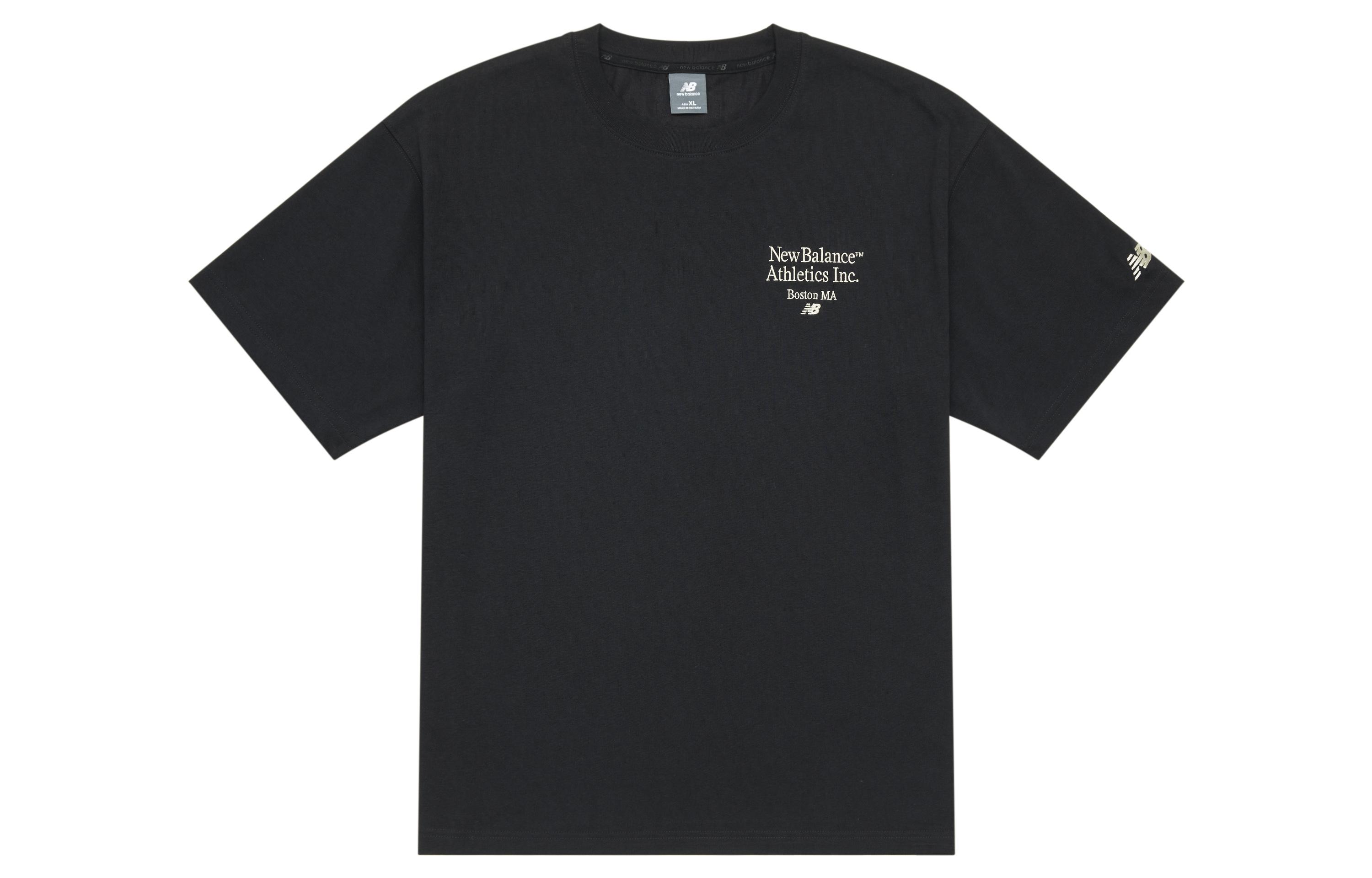 New Balance T Shirt Unisex Black NEE35191-BK M