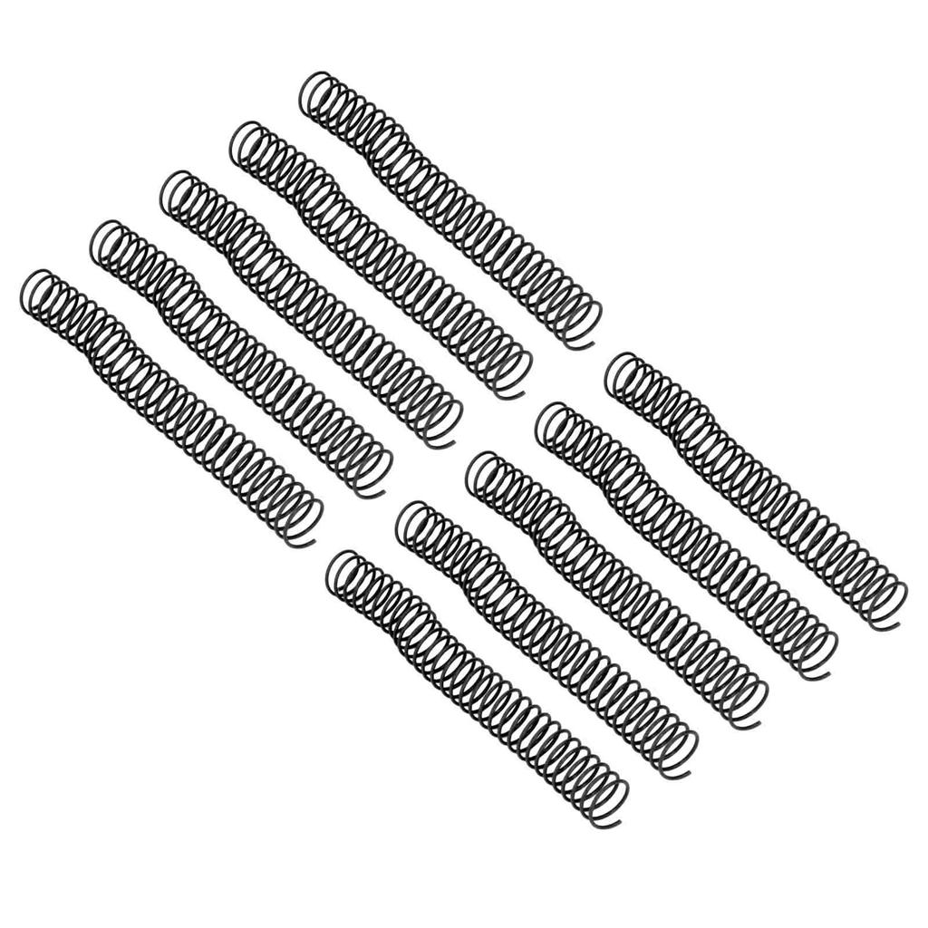 10Pcs Spiral Binding Coil Large Capacity Spine Comb 31mm Inner Diameter 30 Holes Set Kit
