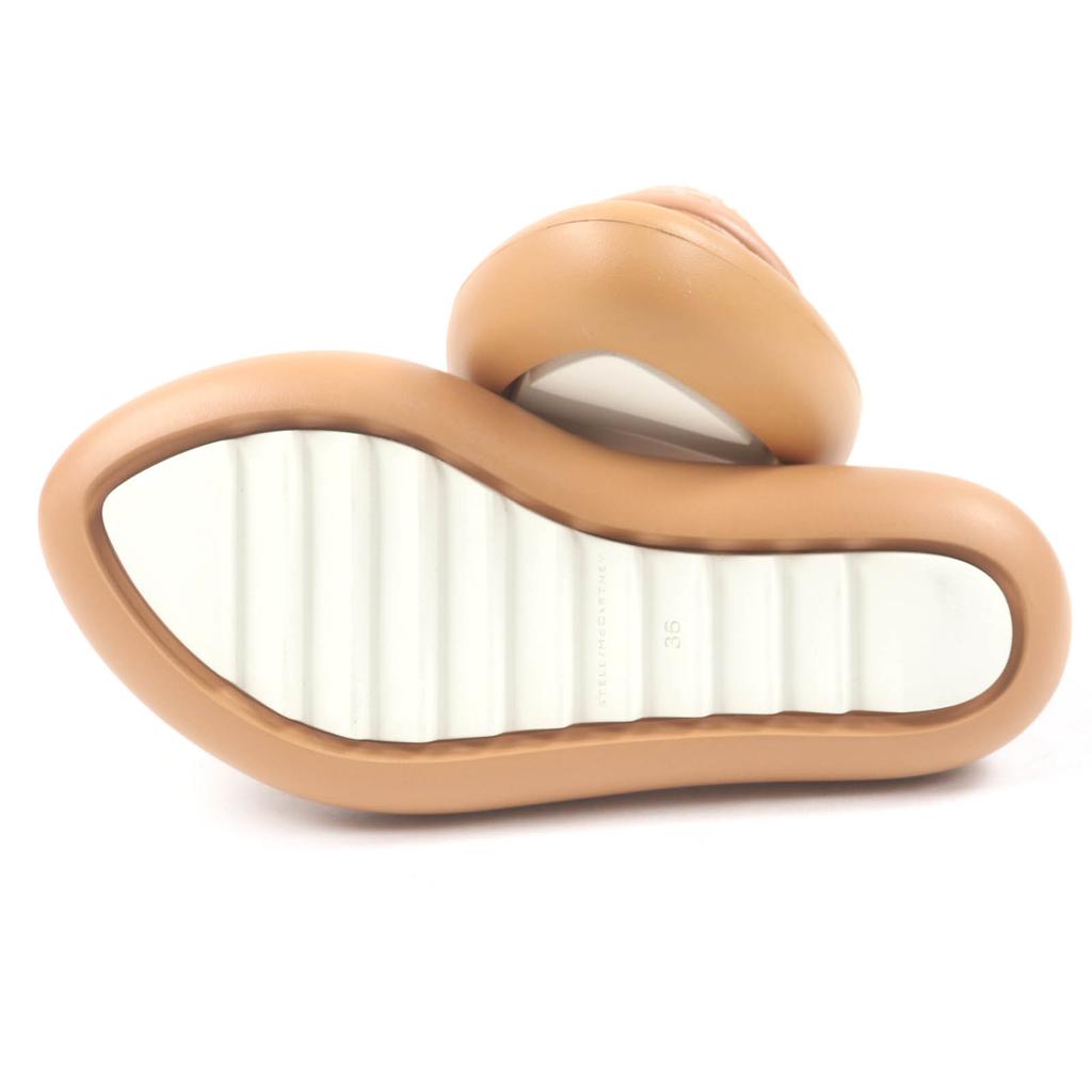 Ausgezeichnete Stella McCartney Sandalen Braun Kunstleder Damen 36 810050 Gebraucht