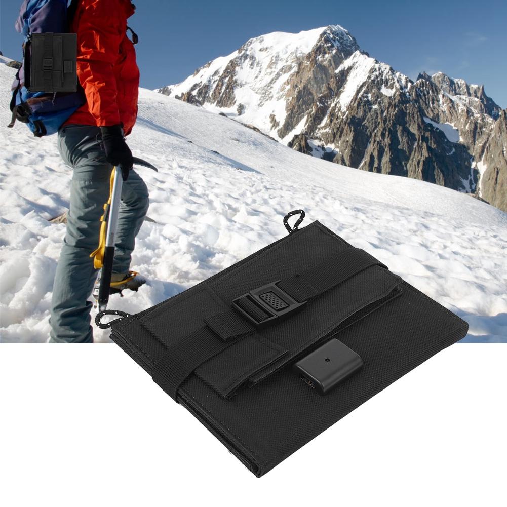 15W 5V Foldable Solar Panel Portable Monocrystalline Silicon Solar Charger for Outdoor Activities