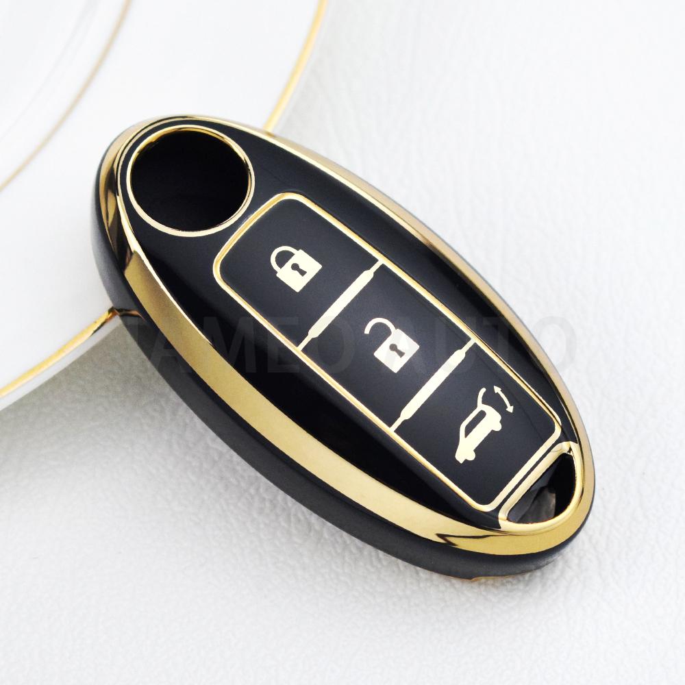3 Buttons Protect Cover For NISSAN Maxima Altima Versa Sentra Sunny Sylphy Teana Qashqai X-Trail Juke TPU Car Key Shell Case Fob
