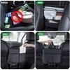 Handväskhållare i läder för bilen, organisatörer och förvaring, förvaringsväska för bilsätesgap, organiserare för bilsätesgap, förvaringsväska för bilsäten
