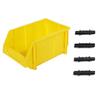 New Raw Material Safety Tool Storage Box Screw Parts Hardware Classification Box Assembly Workshop Shelf Load Bearing 30KG