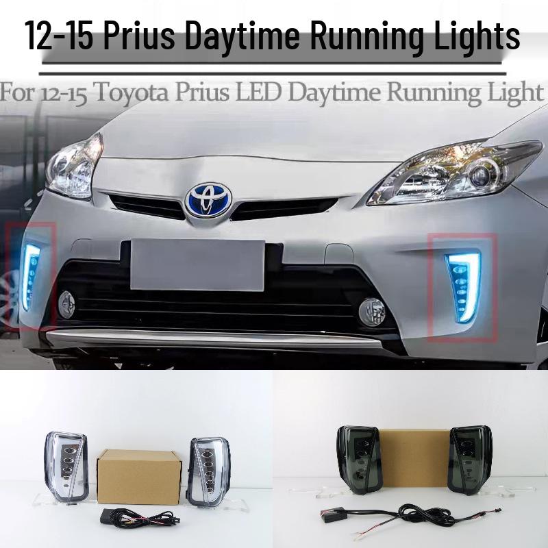 Daytime Running Light Upgrade for 2013-2015 Toyota Prius Front Bumper