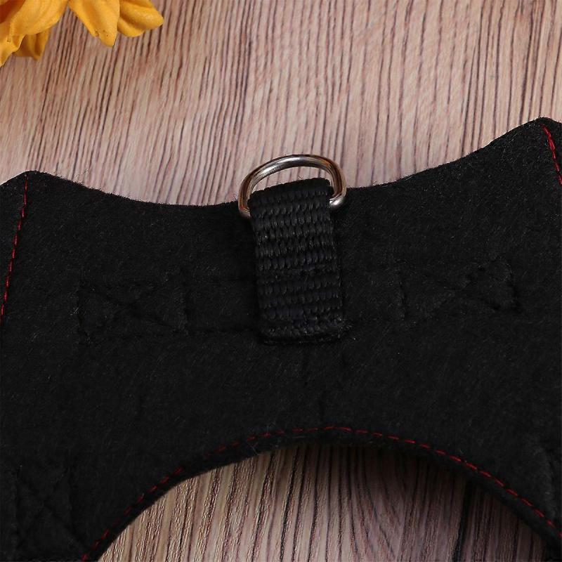 Halloween Pet Clothes Black Bat Wings Costume for Dogs 3Pcs Set
