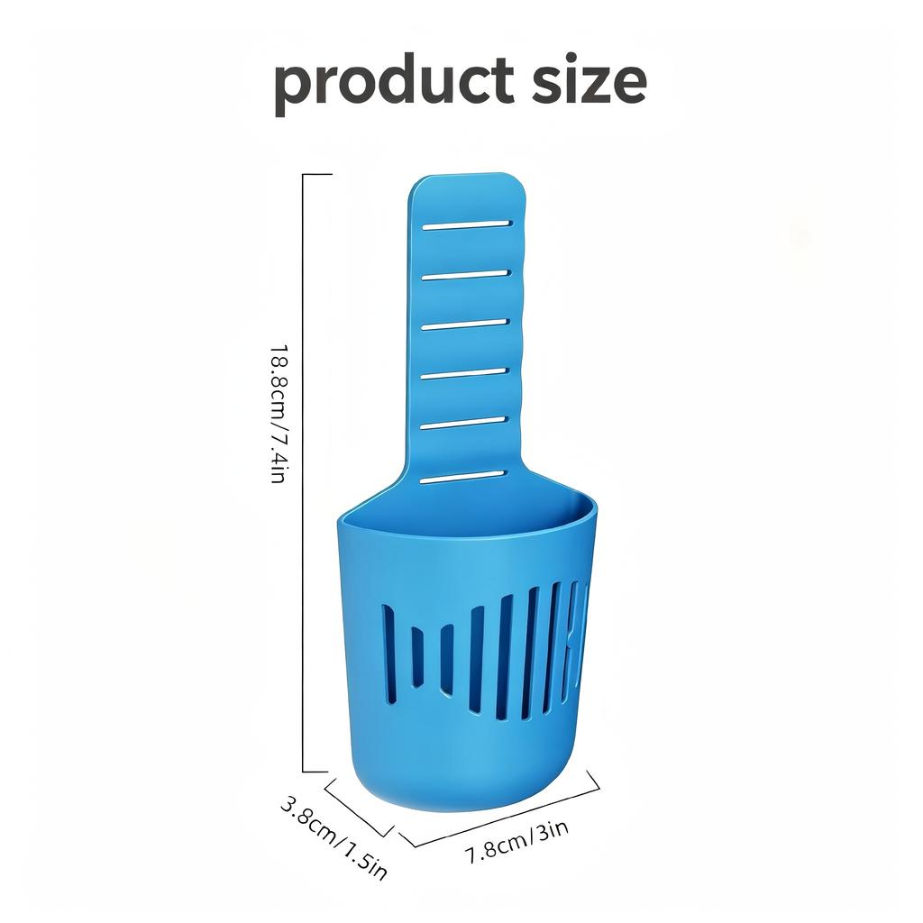 Adjustable Toilet Tank Tablet Holder Silicone Hanging Toilet Cleaner Block Storage Basket  Versatile Cleaner Deodorizer Hangers