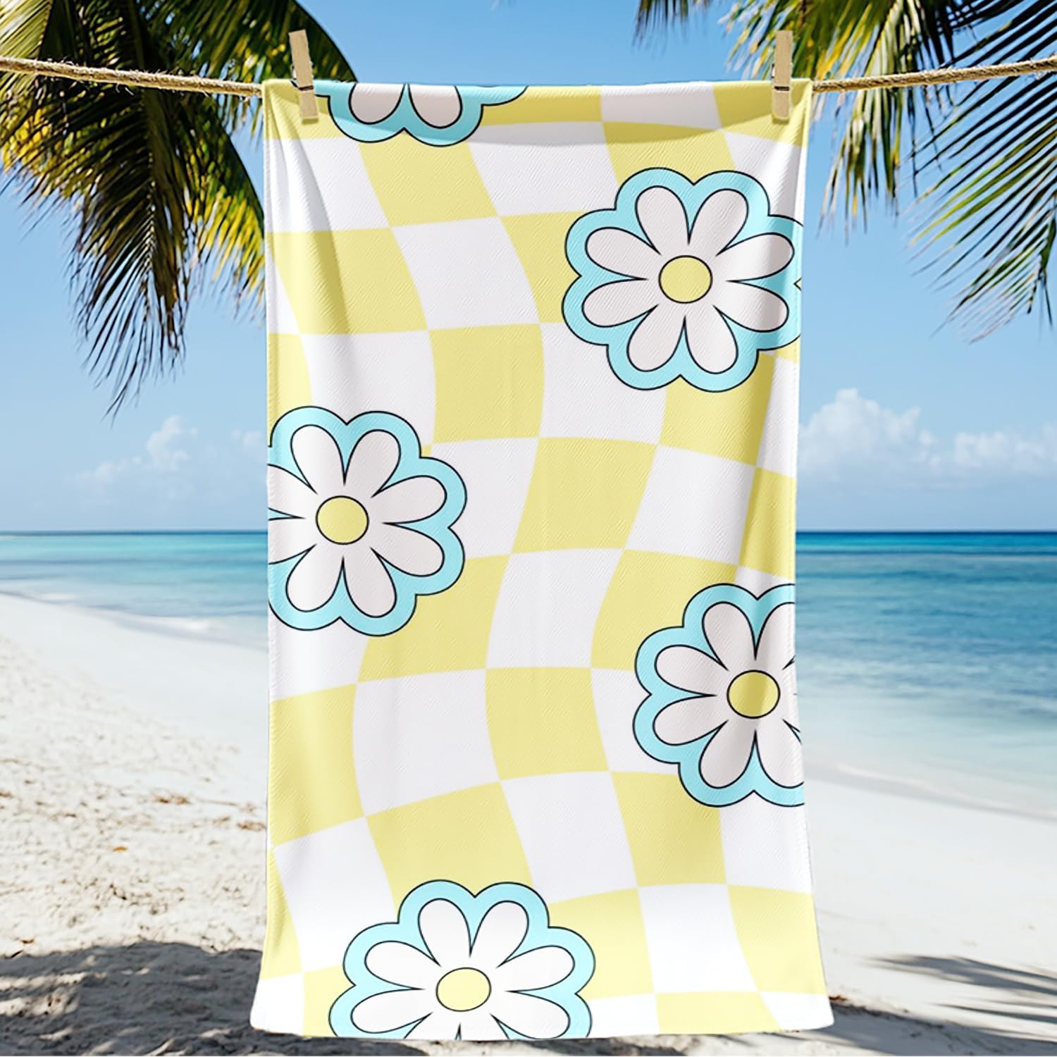 

Extra Large Beach Towel,Ultra Absorbent, Quick Drying, Super Soft Beach Towel, Oversize Sand Free, Travel Essentials Blanket W40*H60(CM)