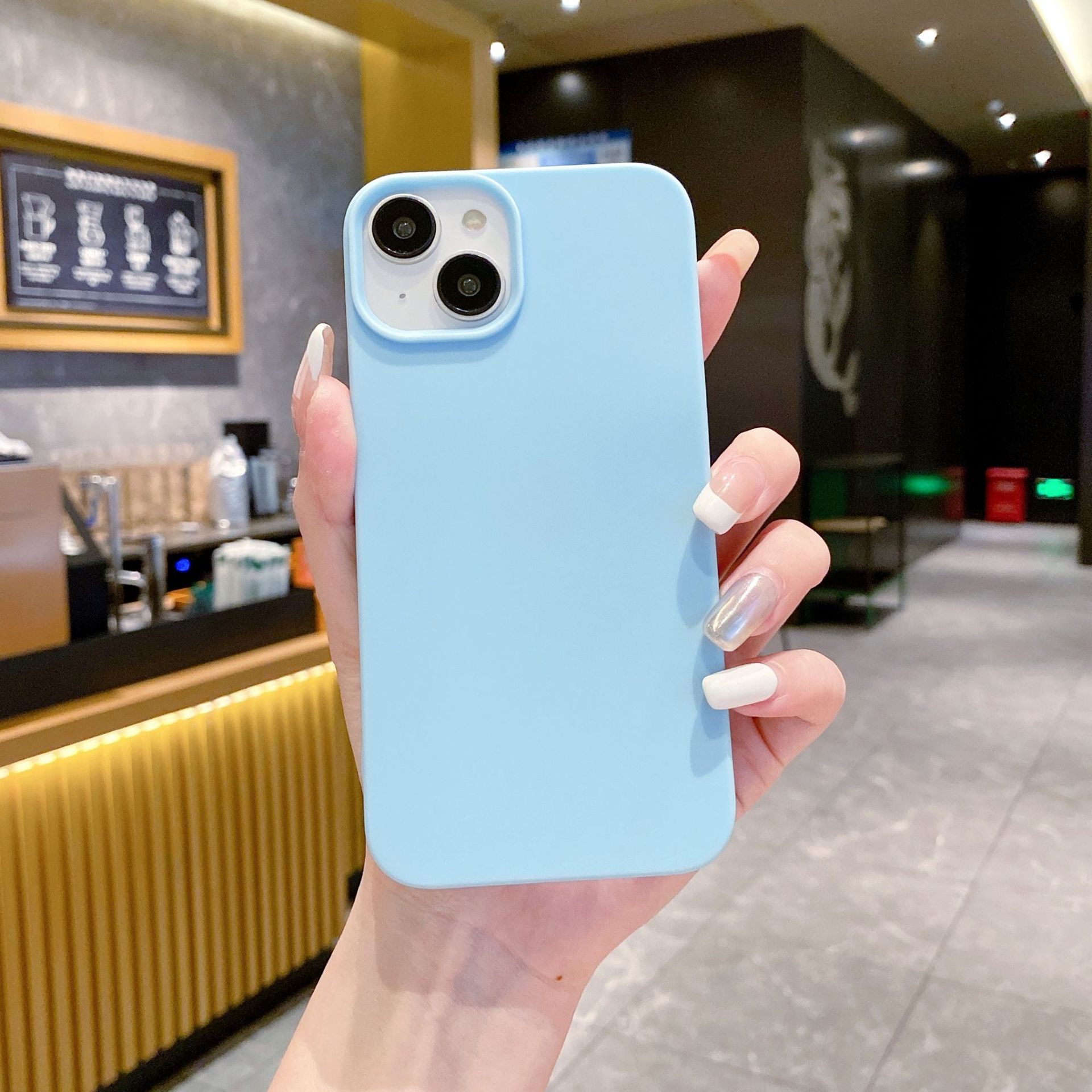 

Матовый силиконовый чехол для iPhone 16 Pro Max 15 Plus 14 13 12 11 X Xs Xr 16Pro 15Pro 14Pro 13Pro 12Pro 11Pro 16Plus Аксессуары для телефонов iPhone16 For iPhone 11 Pro светло-синий