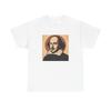 Unisex Erwachsenen T-Shirt Shakespeare Retro Bardische Grafik