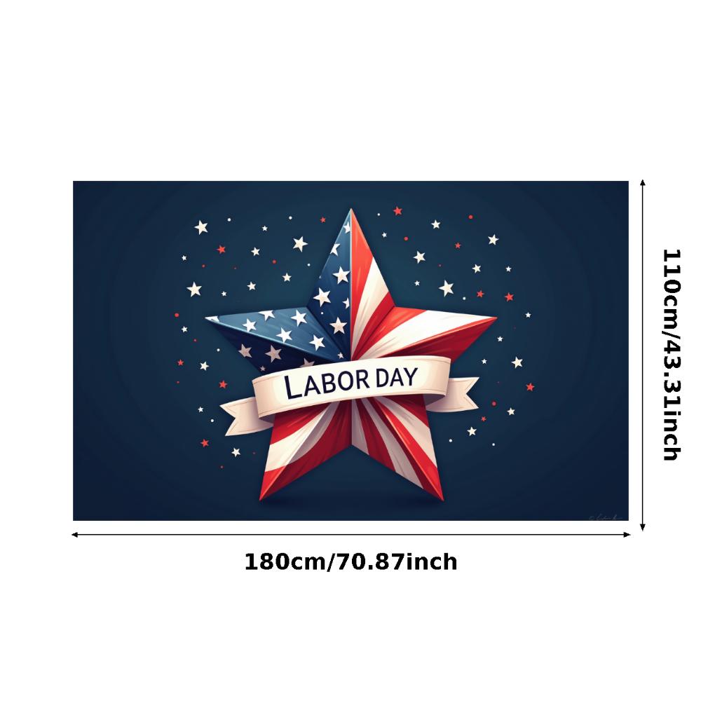 Star Decoration High Quality Party Banner Patriotic Theme Event Display for National Holiday Indoor Display Patriotic Events