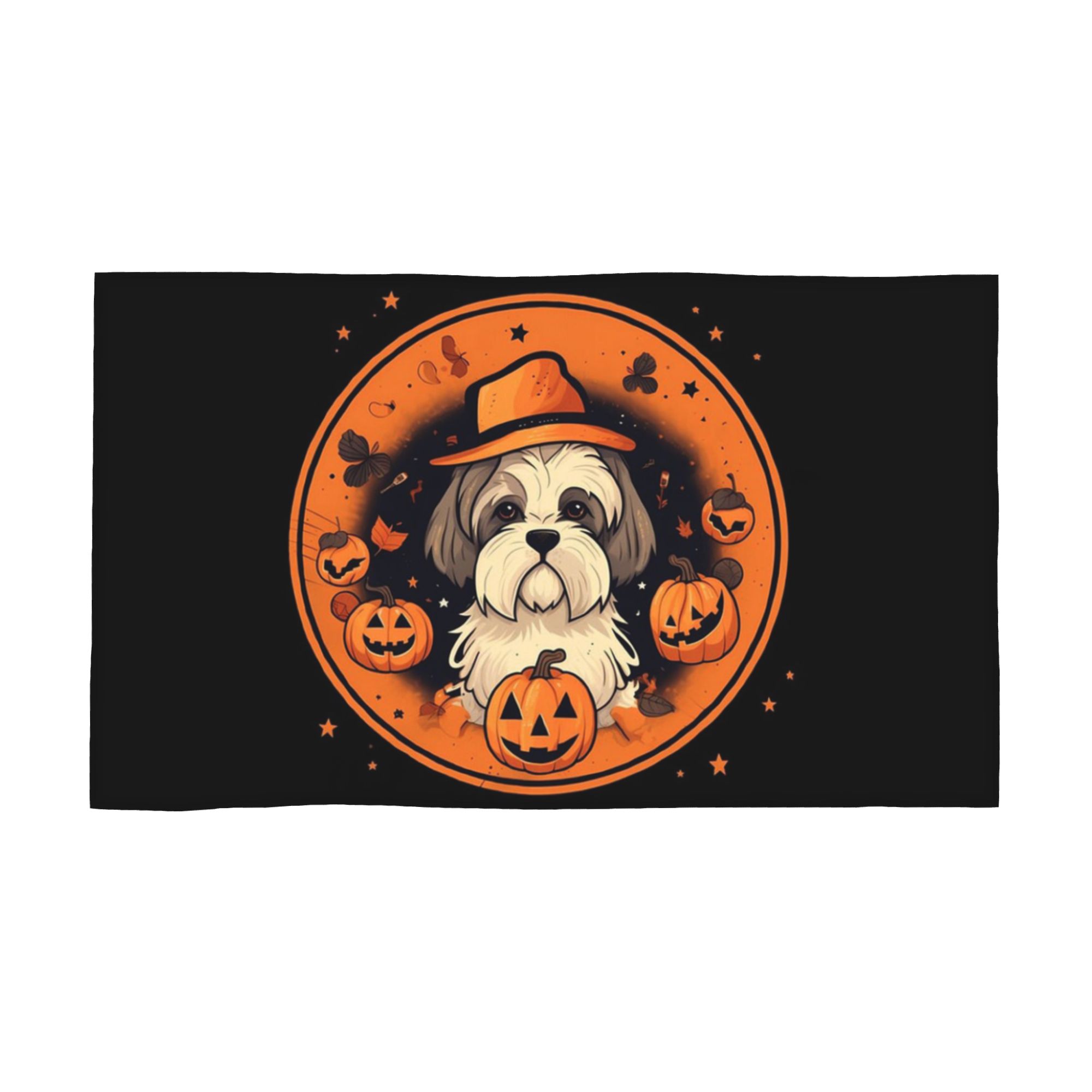 

Shih Tzu Dog Halloween, Love Dogs 2 Soft Face Towel Quick Dry Pool Bath Cotton Towels Absorbent W40*H60(CM)