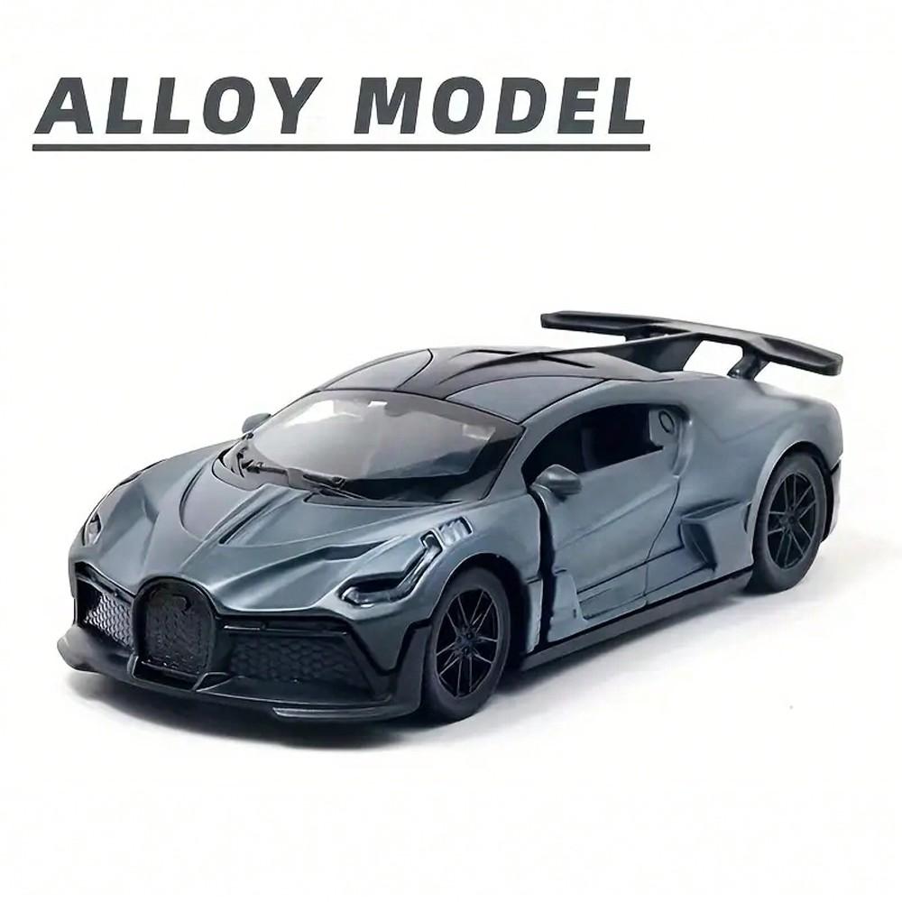 1:36 Scale Alloy Simulation Sports Car Model With Openable Doors And Hood, Youngsters' Toy Collectible Gift