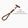 Short Polyester Phone Wrist Lanyards Scratch-Proof Multiple Candy Colors with Free Adhesive Pads for USB Drives Keys