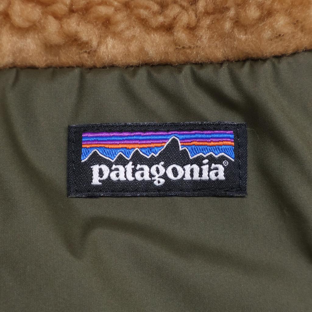 Patagonia Хаки x Бежевый Двусторонняя Толстовка с Капюшоном Lady Freddie XL14 хаки б/у