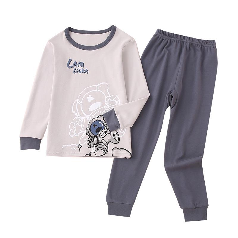 Children's Pure Cotton Underwear and Pajama Set for Girls and Boys – Autumn/Winter Collection