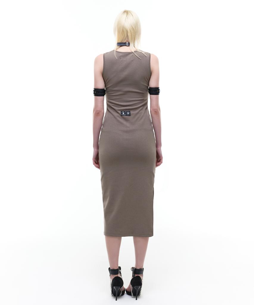 Opeoseu0012 Op. 07 G-0012 Maxi Dress Beige