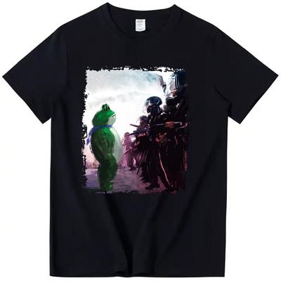 Portland Frog Shirt Funny Portland Frog Merch T-Shirt Casual Graphic Print Crew Neck Short Sleeve Tees for Men Women