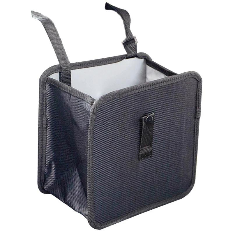 Multi-functional car creative storage garbage bag back chair storage bag Waterproof car seat back storage bucket storage box