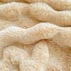 Flauschiges Plüsch Spannbettlaken für Winter Einfarbig Kaninchenfleece Bettlaken mit Gummizug Winter Warm Verdicken Matratzenschoner