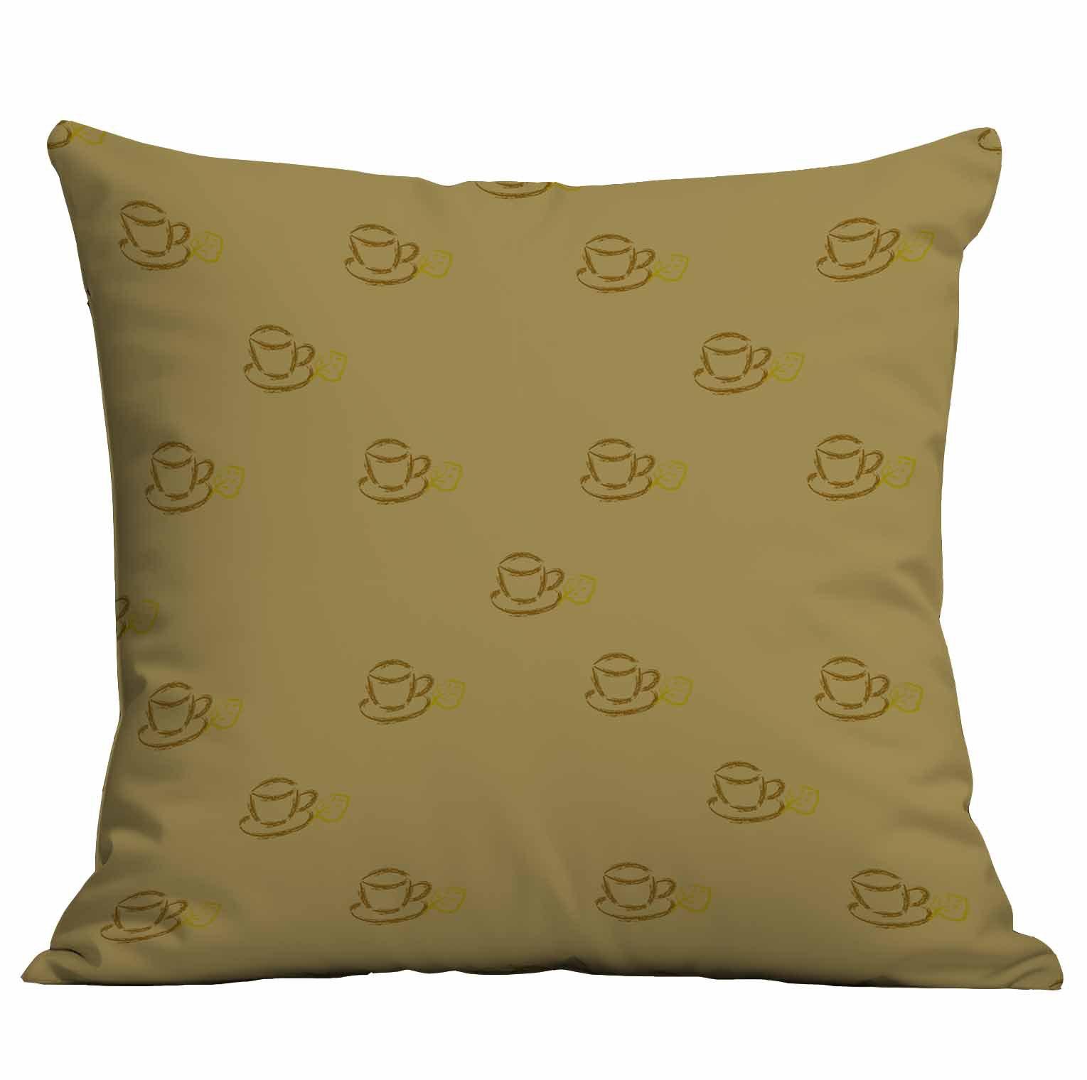 

Новая креативная наволочка с принтом кофейных зерен, двусторонняя печать, домашний декор для кафе, подушка 45 * 45Cm