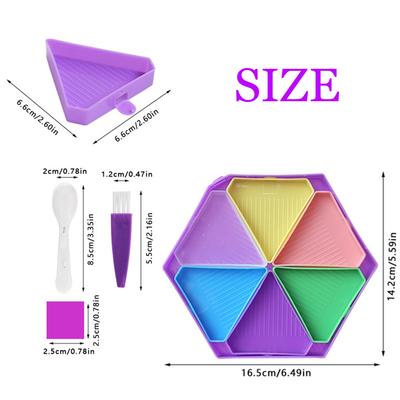 Neues 5D DIY Diamantmalerei Werkzeug Zubehör 5D Diamantmalerei Kreuzstich Stickerei Stift Werkzeuge Großes Tablett Set