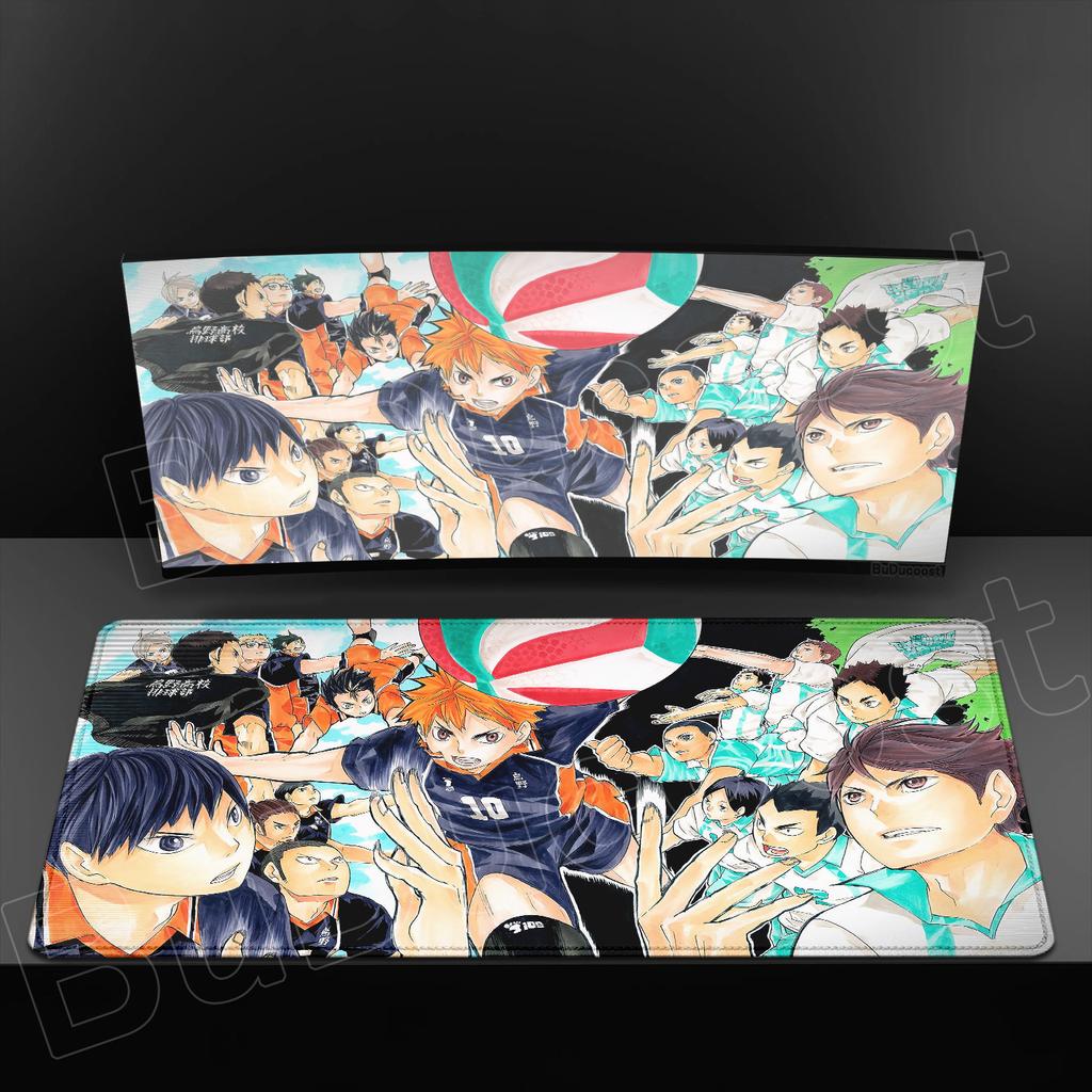 New Anime Haikyuu Mouse Pad Rubber Carpet PC Gaming Table Mat Laptop Desk Pad XXL Non-slip Computer Keyboard Office Desktop Mats