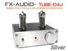 FX-AUDIO-TUBE-04J [Silver] Vacuum Tube Hybrid Integrated Amplifier with Vacuum Tube and Digital Amplifier IC
