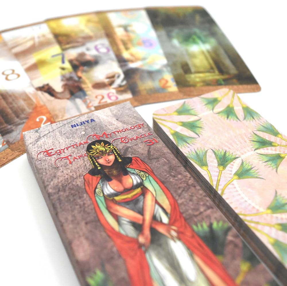 Egyptian Mythology Tarot & Oracle 31 (Egyptian Mythology Tarot & Oracle) | Nijiya | 31 Cards with Japanese Meanings [Authentic]