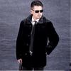 Autumn and Winter New Fur Imitation Mink Fur Coat Whole Mink Coat Men's Lapel Mink Medium and Long Specials