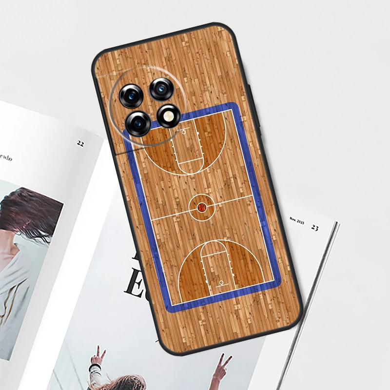 Basketball Court Case For OnePlus Nord CE 5 3 4 Lite N20 N30 OnePlus 15 13 12 11 10 Pro 12R 13R 10T 13T Cover