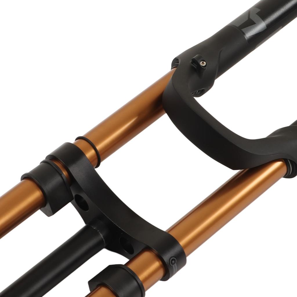 Mountain Bike Front Fork Aluminum Alloy 29inch Straight Tube Gold Manual Lockout Travel Bike Front Forks For Mountain Bike