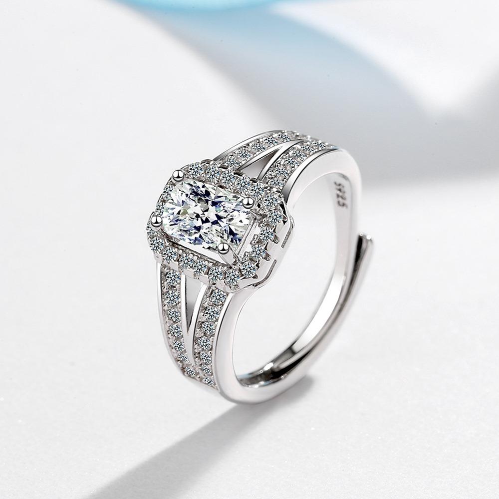 Lindon Kvinner kobberlegering Zircon Ringer Fest Jubileum Fine smykker Ring