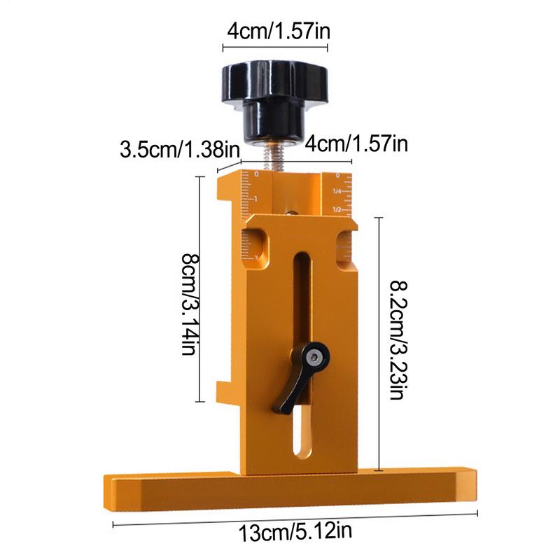 Cabinet Door Installation Positioner Hardware Adjustable Door Hinge Jig For Woodworking Installation Kitchen Replacement