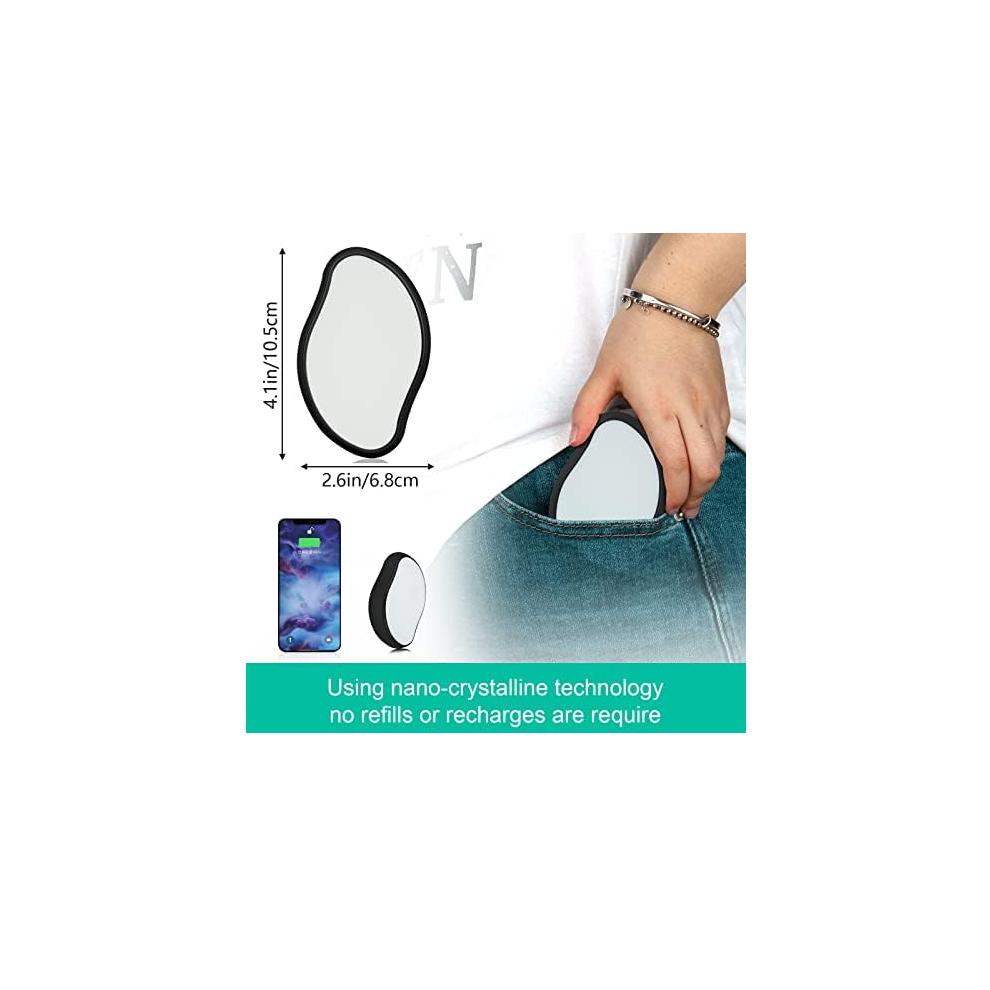 Épilateur Crystal Rubber La2S, répétable et indolore, noir