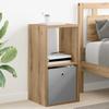 Nightstand 2 Pcs Artisan Oak 35 X 32 X 68.5 Cm Engineered Wood