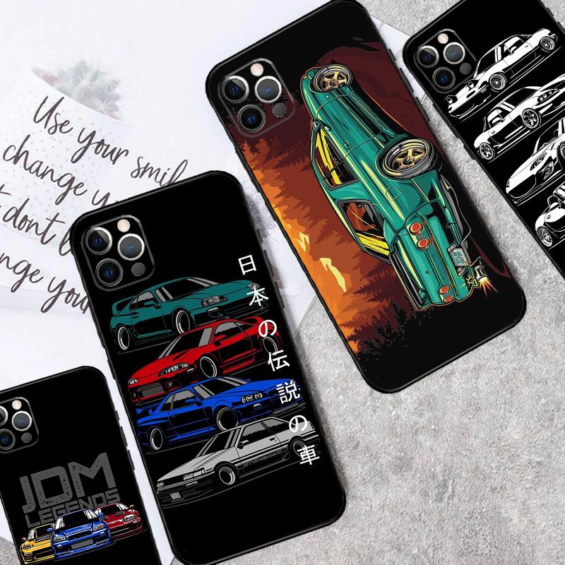 JDM Legend Drift Car Case For Samsung Galaxy S25 Ultra S21 S22 S23 S24 Ultra S9 S10 S20 Plus S25 FE Cover Funda